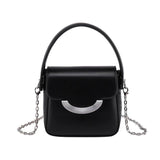 Mini PU Leather Chain Crossbody Bag Women Handbag Candy Shoulder Tote