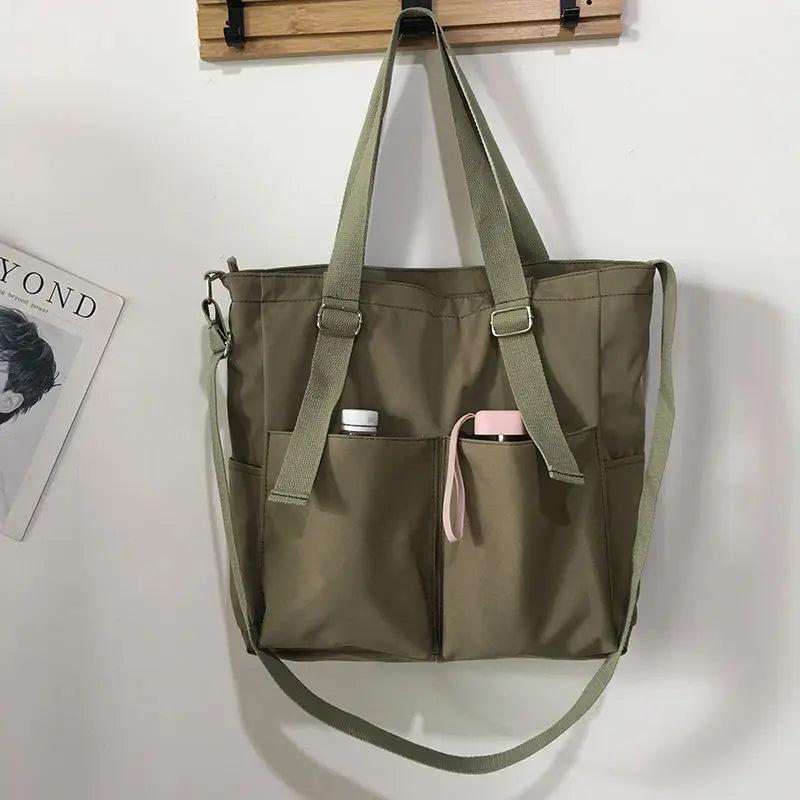 Waterproof Oxford Bucket Bag Multifunction Shoulder Bag