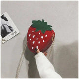 Soft Girl Carrot Strawberry Bag Student Japanese Plush Bag