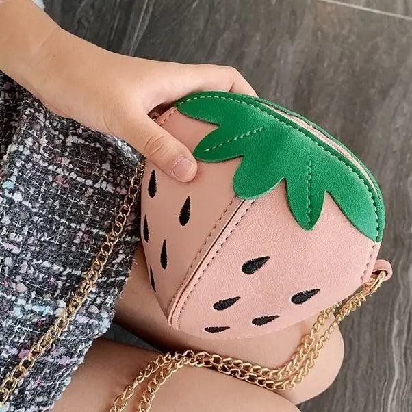 Soft Girl Carrot Strawberry Bag Student Japanese Plush Bag