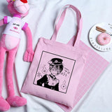Hanako-kun Anime Canvas Shopper Bag Harajuku Gothic Style Vintage Handbag