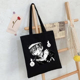 Hanako-kun Anime Canvas Shopper Bag Harajuku Gothic Style Vintage Handbag