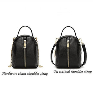 Women PU Leather Satchel Mini Shoulder Bag Female Handbag