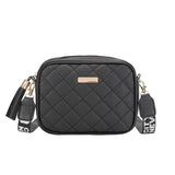 Vintage Small Square Bag Shoulder Bag Women PU Leather Mini Zipper