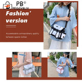 Anime Shoulder Bag Nylon Moon Star Printed Sweet Bow Tie Handle Bags