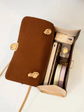 Crocodile Pattern Shoulder Handbag Soft PU Leather Crossbody Bag Tote