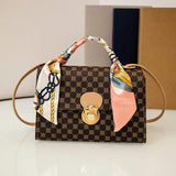 Crocodile Pattern Shoulder Handbag Soft PU Leather Crossbody Bag Tote