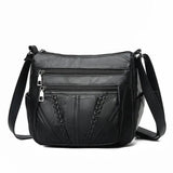 Women Shoulder Crossbody Bag Soft Leather Handbag Purse Messenger
