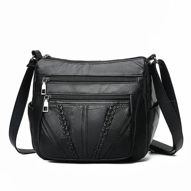 Women Shoulder Crossbody Bag Soft Leather Handbag Purse Messenger