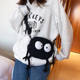 Big-eyed Monster Women's Bag Canvas Shoulder Bag