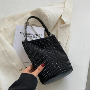 Rhinestone Evening Shoulder Handbag for Women