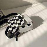 Hot Messenger Bag Ins Minority Personality Canvas Shoulder Small Square Bag
