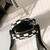 Hot Messenger Bag Ins Minority Personality Canvas Shoulder Small Square Bag