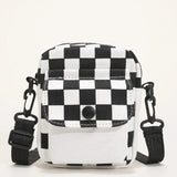 Hot Messenger Bag Ins Minority Personality Canvas Shoulder Small Square Bag