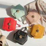 Fashionable Hexagon Crossbody Bag Sweet Young Girls Style Handbag