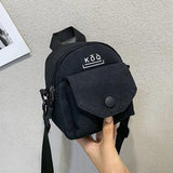 Canvas Shoulder Bag Casual Tote Handbag Zipper Messenger Sac Main Femme