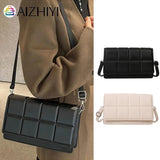 Plaid Crossbody Bag Lightweight Portable Casual for Weekend Vacation