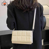 Plaid Ladies Hand Bag Lightweight Shoulder Bag for Travel