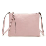 Slim Women Leather Messenger Bag Envelope Crossbody Shoulder Handbag