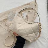 Soft Solid Shoulder Handbag for Women
