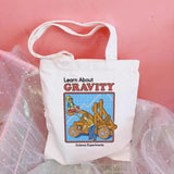 Cravity Devil Print Canvas Harajuku Vintage Shoulder Bag