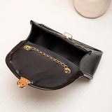 Chain Shoulder Bag Women Mini Flap Square Handbags Ladies PU Leather