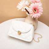 Chain Shoulder Bag Women Mini Flap Square Handbags Ladies PU Leather