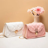 Chain Shoulder Bag Women Mini Flap Square Handbags Ladies PU Leather