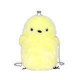 Japanese Style Little Chicken Plush Messenger Bag