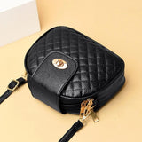Small Retro PU Leather Crossbody Messenger Bags for Women