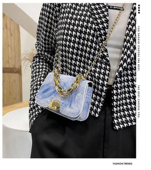 British Small Square Women's Handbag