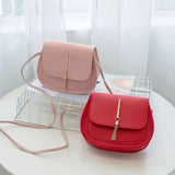 Tassel Crossbody Bag PU Leather Small Flap Messenger Bag for Ladies
