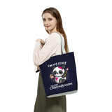 Bear Print Tote Cartoon Pretty Shoulder Bag High Foldable Beach Handbags