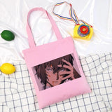 Bungo Stray Dog Anime Dazai Osamu Canvas Shopper Bag