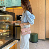 Embroidered Iron Decorative Small Square Bag for Women