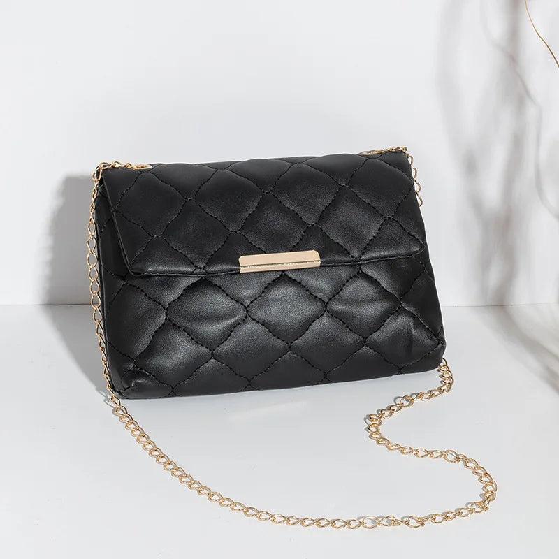 Embroidered Iron Decorative Small Square Bag for Women