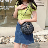 Women Crossbody Shoulder Bag Ladies Purse Handbags Round Bag Female Clutch