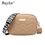 Buylor Women's Shoulder Bag Solid Crossbody Bags for Women Female Handbags