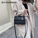 Totes Bags Women Solid Handbags PU Leather Shoulder Bag Female Daily Totes