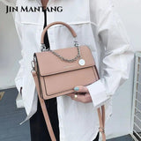 Totes Bags Women Solid Handbags PU Leather Shoulder Bag Female Daily Totes