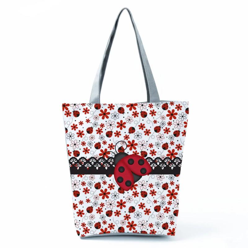 Cartoon Printed Lady Shoulder Bag Women Tote