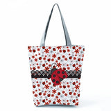 Cartoon Printed Lady Shoulder Bag Women Tote