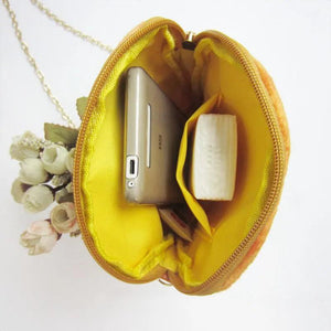 Creative Shoulder Bag Poached Egg Toast Bread Chain Mini Bag