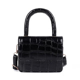 Mini PU Leather Shoulder Handbag for Women Casual Messenger Crossbody Bag