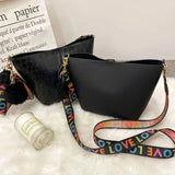 Lychee Pattern Crossbody Bag for Women, Shoulder Handbag