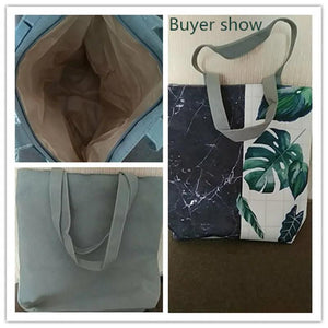 Miyahouse Pink Rose Canvas Beach Bags For Female