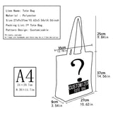 Foldable Eco Reusable Shopping Bag Nurse Print High Capacity Women Shoulder Bag