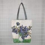 Van Gogh Oil Painting Handbags Retro Art Travel Tote Bag Women Floral Eco