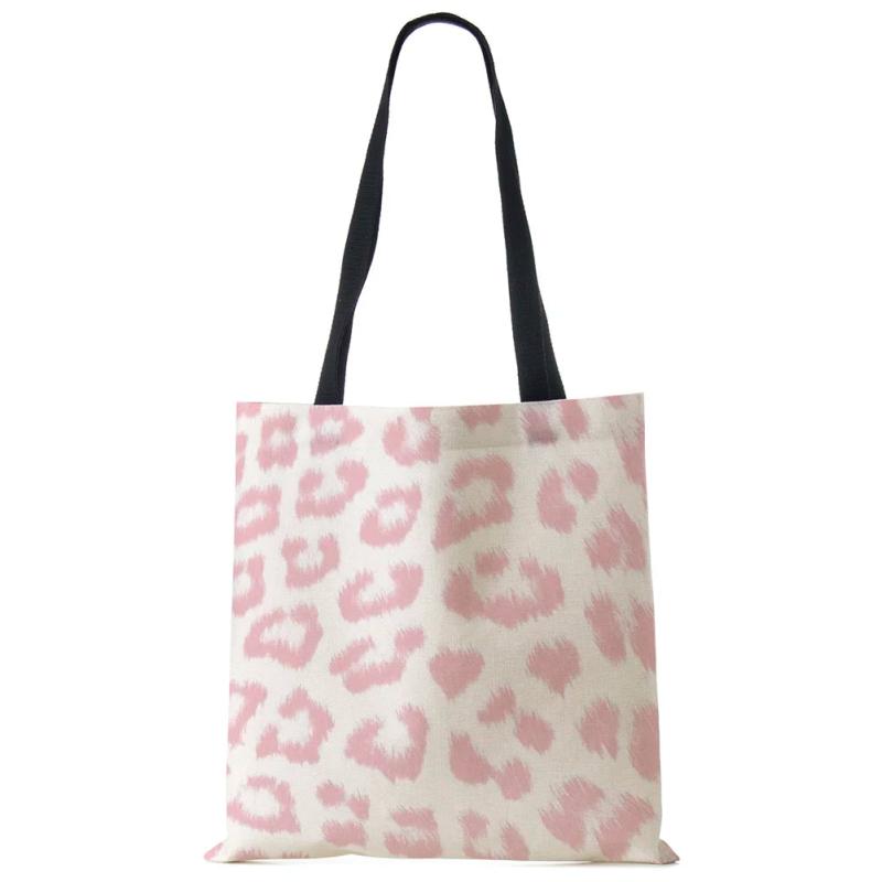 Leopard Grain Printed Handbag Shoulder Bag Tote Ladies Casual Shopping Bag