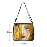 Gustav Klimt La Virgen Kiss Oil Painting Handbag